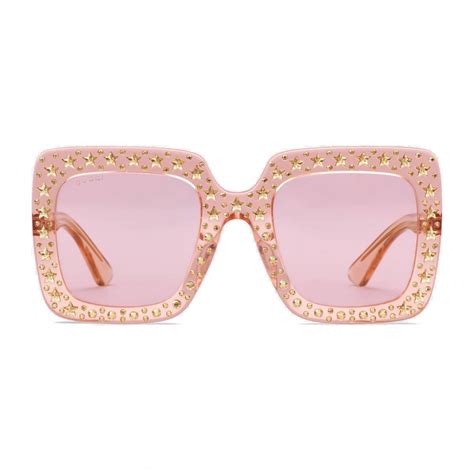 pink diamond gucci sunglasses